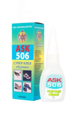 506 Клей ASK обувной (голубой) 6г - фото
