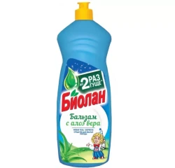 Биолан ср-во д/мытья пос.жид.900г Бальзам с Алоэ Вера - фото