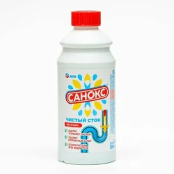 Санокс-чистый сток Ср-во д/устр.засоров в сливных трубах, 500 мл - фото