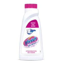 VANISH Oxi Action Пятновыводитель, отбелив.жид.д/тканей Кристальная бе - фото