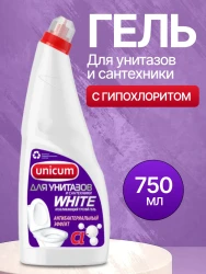UNICUM Гель для унитазов с хлором, 750 мл - фото