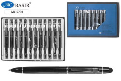 МС-5794 Ручка метал.: с поворотным механизмом; корпус чёрного цвета, с - фото