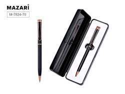 M-7824-70 Ручка шар. с поворотным механ.BELLO B,СИНЯЯ,пулев пиш.уз 1,0 - фото