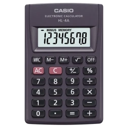 HL-4А Калькулятор Casio HL-4А 8 разряд., крупн. диспл. (22310) - фото