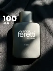 Брокар: Franca Feretti Black 100мл Туалетная вода МУЖ. - фото