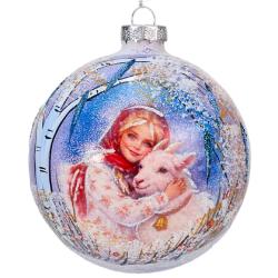 Ел. шар декор. стекл. 